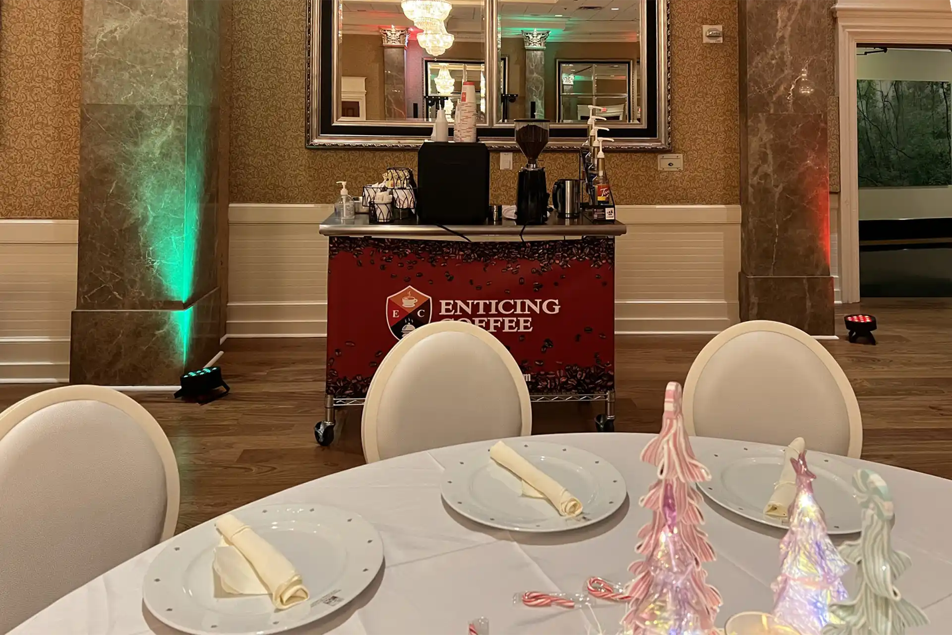 Enticing Coffee cart and catering service