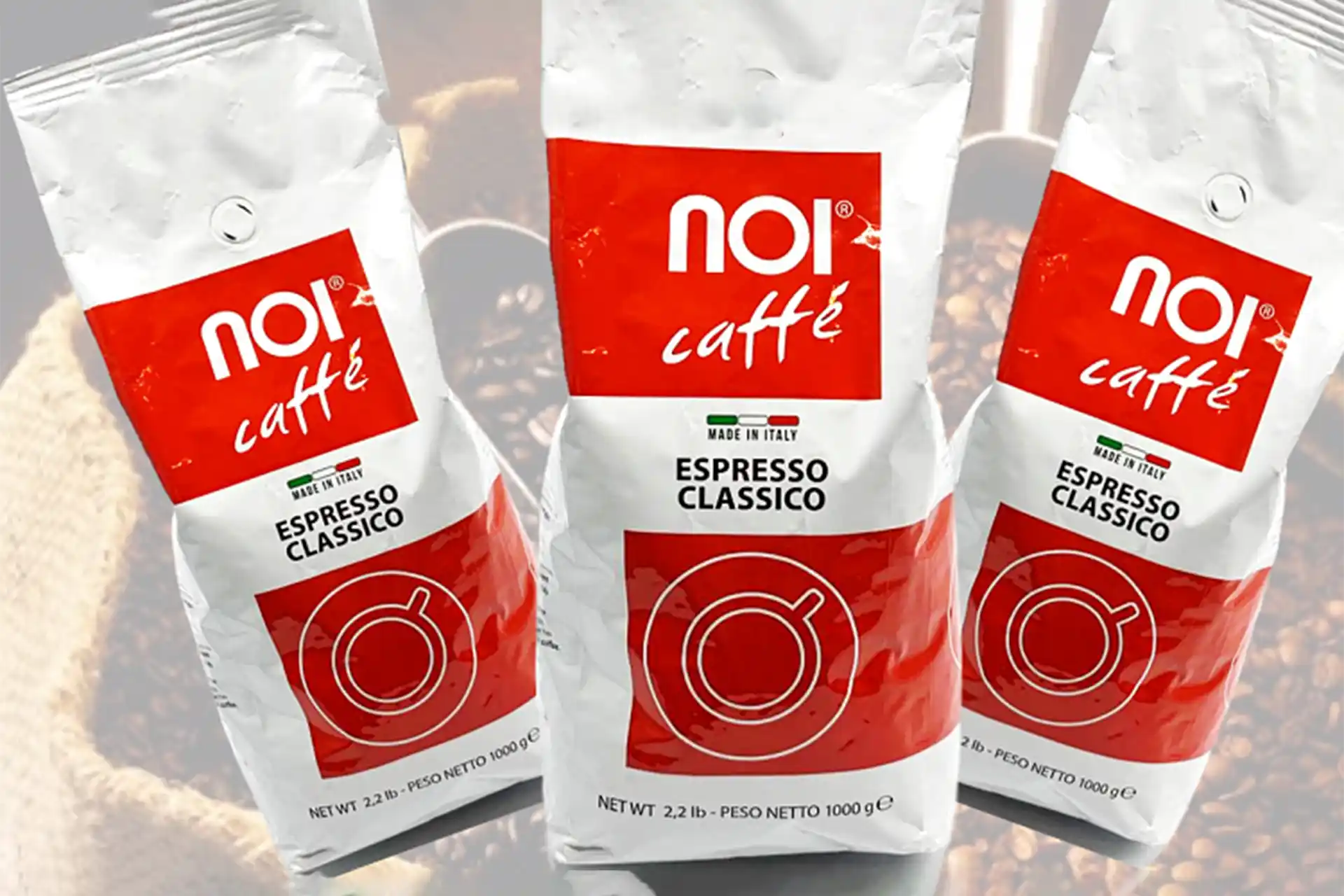 Noi Caffe - espresso beans - 2.2 lbs. bags